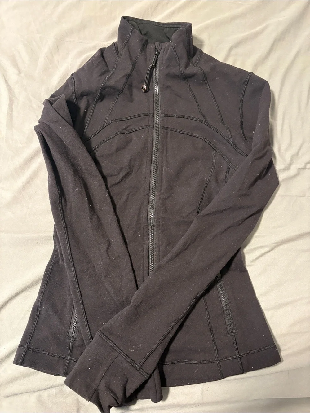 lululemon athletica Black Full-Zip Sculpting Jacket